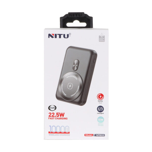 پاوربانک (فست شارژ) Nitu 22.5W 10000mAh مدل NPB33 - سفید