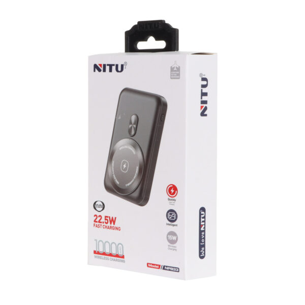 پاوربانک (فست شارژ) Nitu 22.5W 10000mAh مدل NPB33 - سفید
