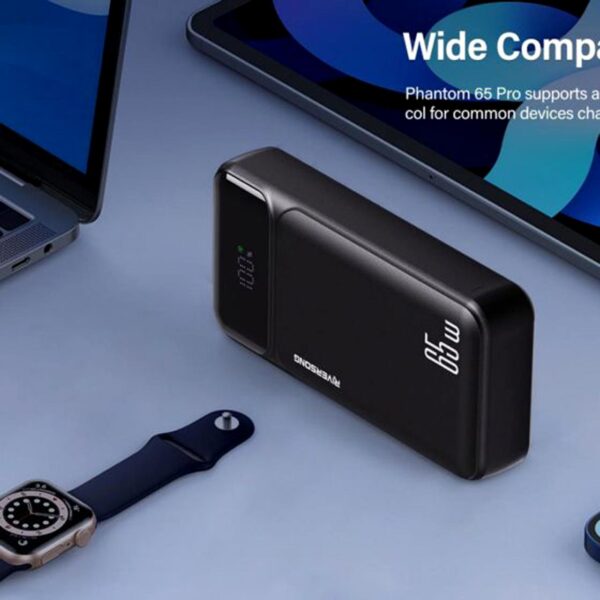 پاوربانک Riversong 65W 20000mAh مدل Phantom 65 Pro PB103 - مشکی