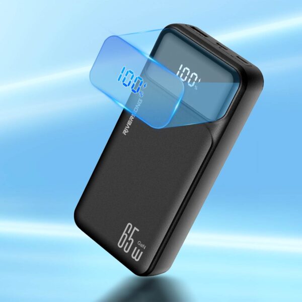 پاوربانک Riversong 65W 20000mAh مدل Phantom 65 Pro PB103 - مشکی