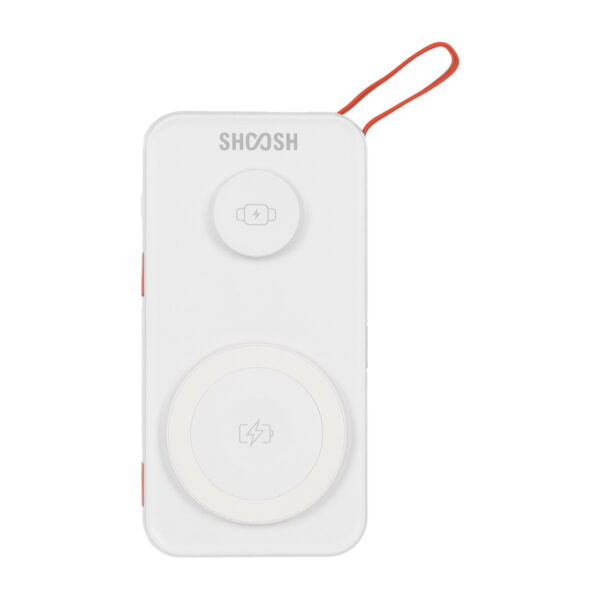 پاوربانک (PD و فست شارژ) Shoosh 22.5W 10000mAh مدل SH+11OW - سفید- SMO