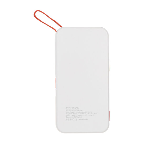 پاوربانک (PD و فست شارژ) Shoosh 22.5W 10000mAh مدل SH+11OW - سفید- SMO
