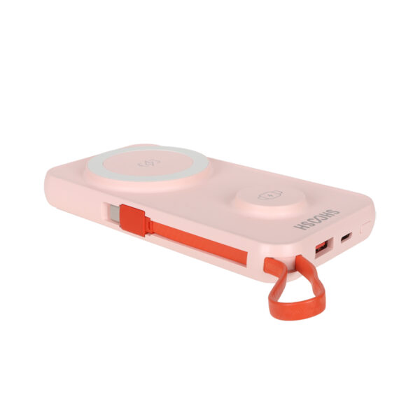 پاوربانک (PD و فست شارژ) Shoosh 22.5W 10000mAh مدل SH+11OW - گلبهی - SMO