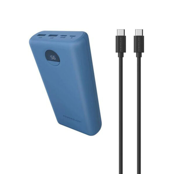 پاوربانک (PD و فست شارژ) Powerology 45W 30000mAh مدل PPBCHA07-BU - آبی (کارکرده )