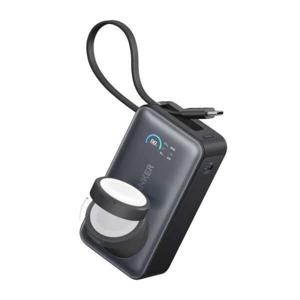 پاور بانک فست شارژ ANKER 10000mAh مدل A1657H11 35W - مشکی (گارانتی 18ماهه حافظه طلایی ایستا)