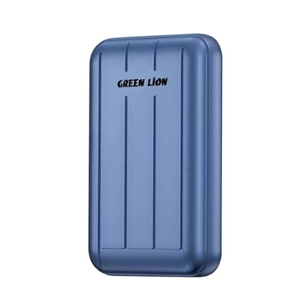 پاوربانک (فست شارژ) Green Lion 15W 10000mAh مدل GN10KMGBU - سرمه ای - پک ضعیف (گارانتی 24 ماهه ایویز)