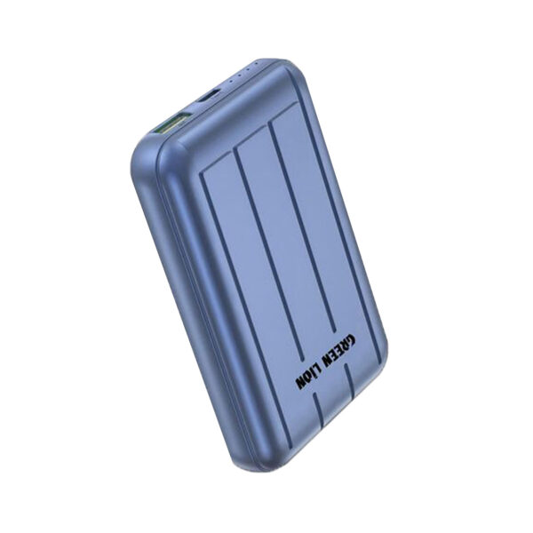 پاوربانک (فست شارژ) Green Lion 15W 10000mAh مدل GN10KMGBU - سرمه ای - پک ضعیف (گارانتی 24 ماهه ایویز)