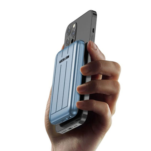 پاوربانک (فست شارژ) Green Lion 15W 10000mAh مدل GN10KMGBU - سرمه ای - پک ضعیف (گارانتی 24 ماهه ایویز)