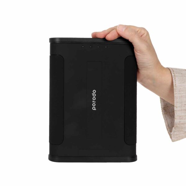 پاوربانک (PD و فست شارژ) Porodo 48000mAh مدل PD-PBFCH005-BK - مشکی - پک ضعیف (گارانتی 24 ماهه ایویز)