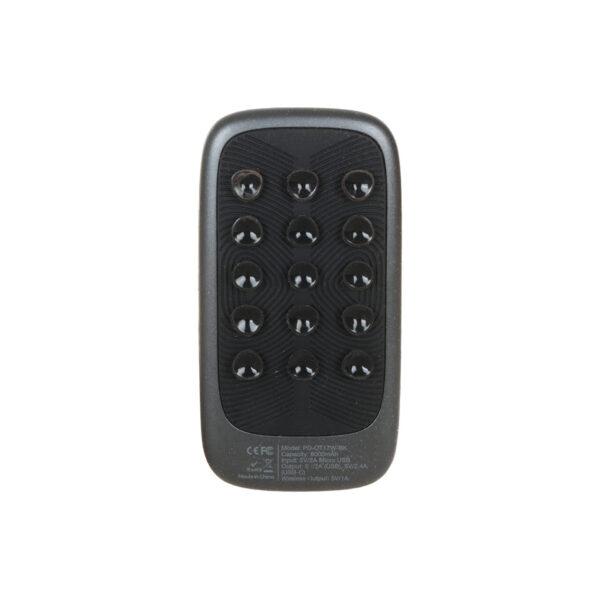 پاوربانک Porodo 6000mAh مدل PD-OT17W-BK  - مشکی - پک ضعیف (گارانتی 24 ماهه ایویز)