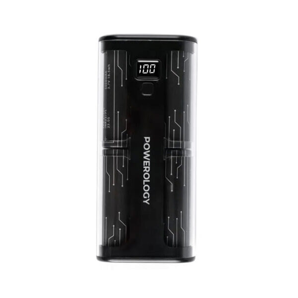 پاوربانک (PD و فست شارژ) Powerology 65W 20000mAh مدل PPBCHA25 - مشکی (کارکرده )