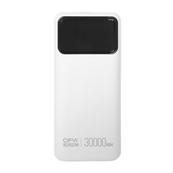 پاوربانک ( فست شارژ) Ofyi 22.5W 30000mAh مدل PB-09 - سفید