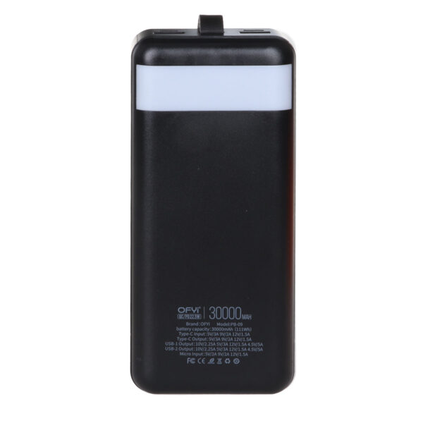 پاوربانک ( فست شارژ) Ofyi 22.5W 30000mAh مدل PB-09 - مشکی