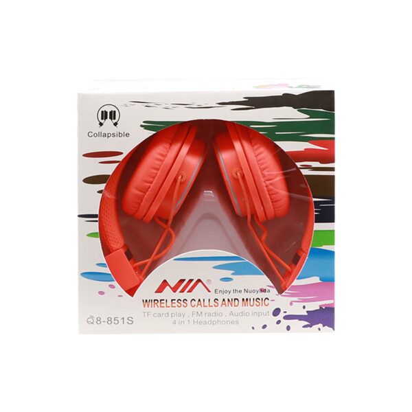 هدست بی سیم NIA مدل Q8-851S مشکی - MMS