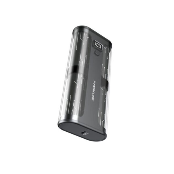پاوربانک (PD و فست شارژ) Powerology 65W 20000mAh مدل PPBCHA25 - مشکی (کارکرده )