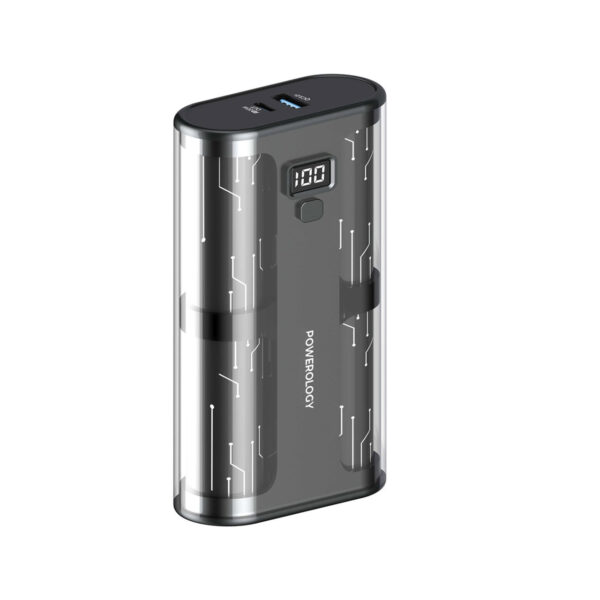 پاوربانک (PD و فست شارژ) Powerology 65W 20000mAh مدل PPBCHA25 - مشکی (کارکرده )